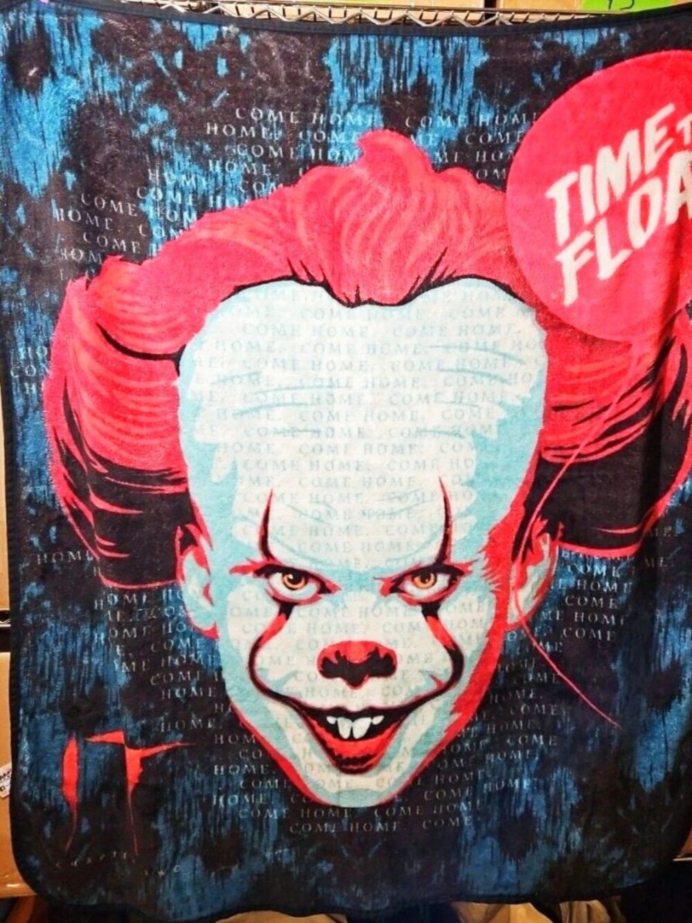 NORTHWEST CLOWN IT : CHAPTER TWO (II) BLANKET THROW SUPERNATURAL HORROR FILM